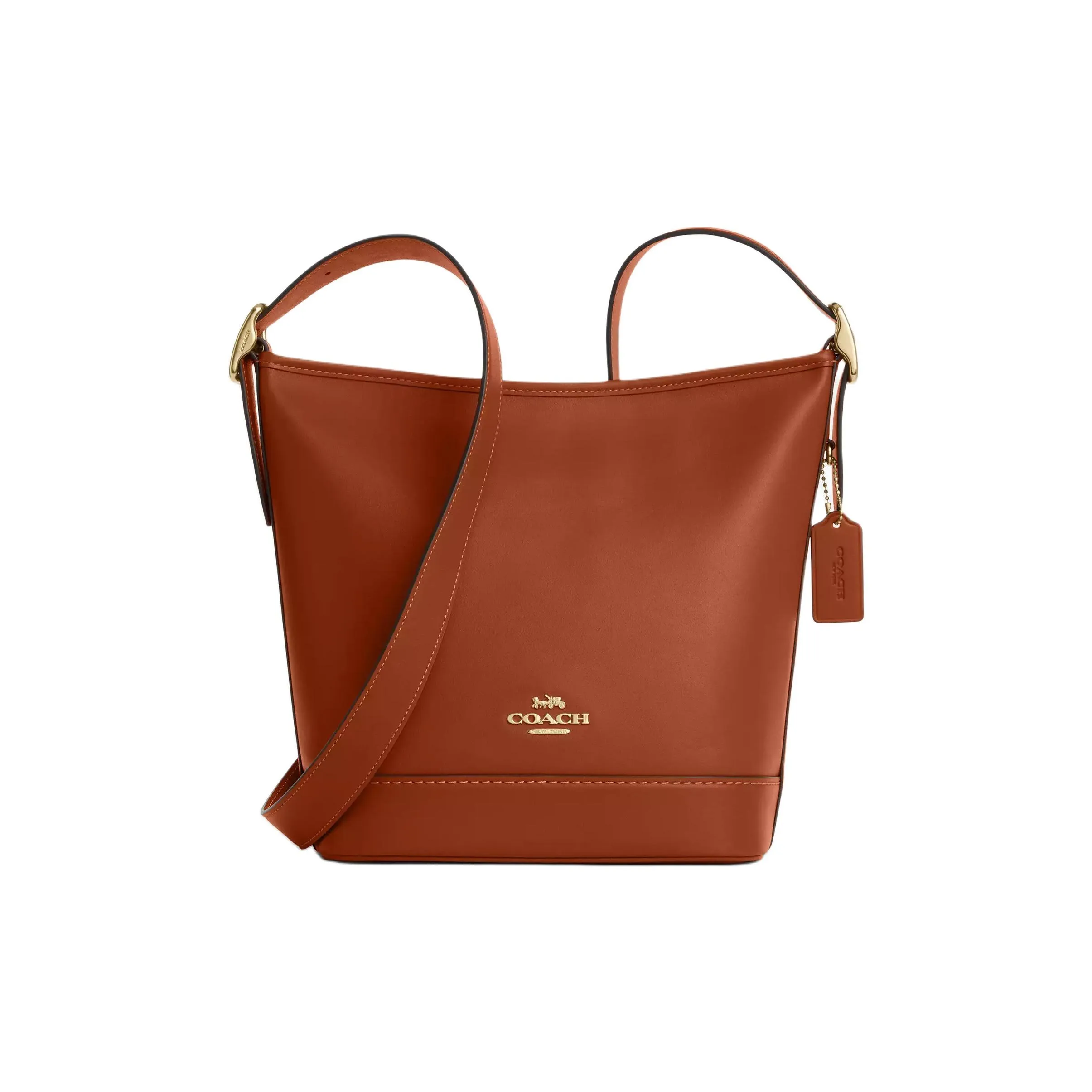 COACH Сумка через плечо из кожи сумка на плечо средняя женская коричневая