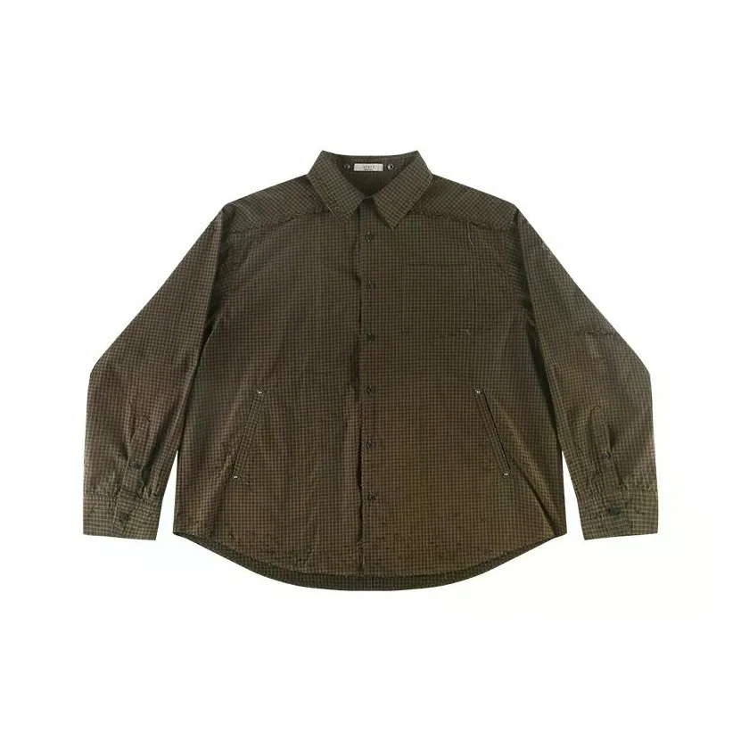 D 5 OVE Винтажный коричневый Унисекс Рубашки