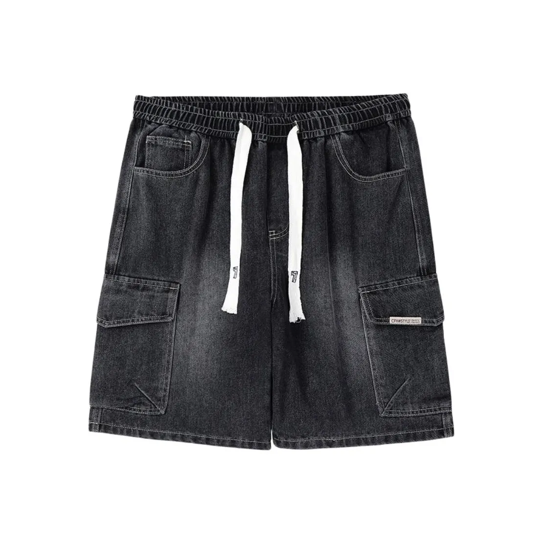 HKRXEC Джинсовые шорты длиной до колена мужские