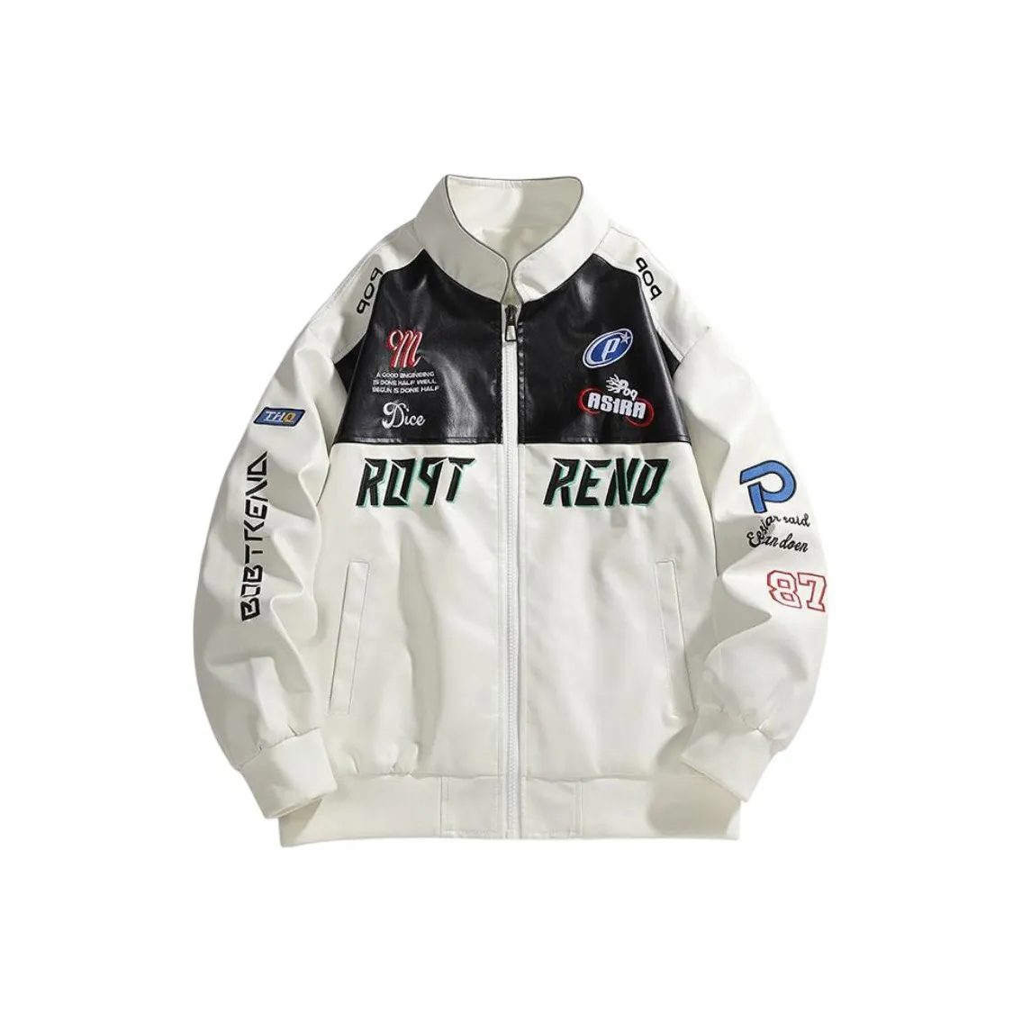 Clog Heel Кожа Куртка Унисекс