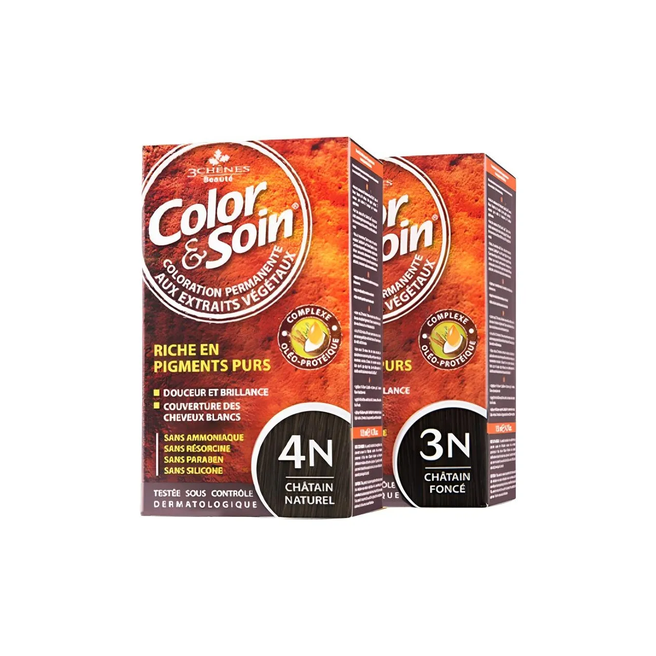 LES 3 CHENES Травяной Растение Белый Накопитель Волосы Краситель Паста Длинное Сохранение 135мл+135мл