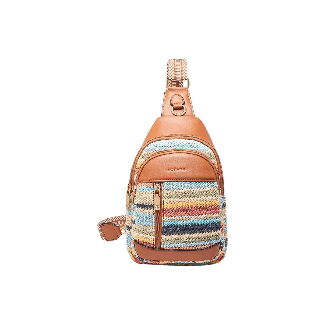 AOKANG Сумка через плечо Sling сумка стандартная женская многоцветная