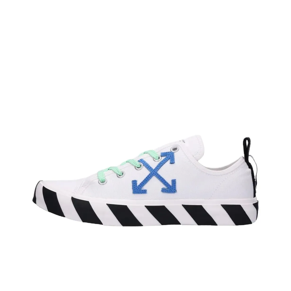 OFF WHITE Hybrid Low Vulcanized Canvas White Navy Blue