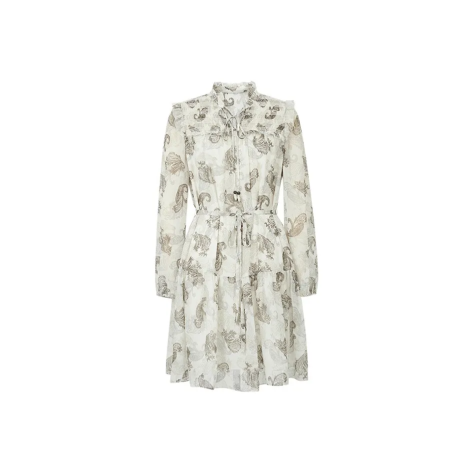 Hopeshow Длинное платье с длинными рукавами женское