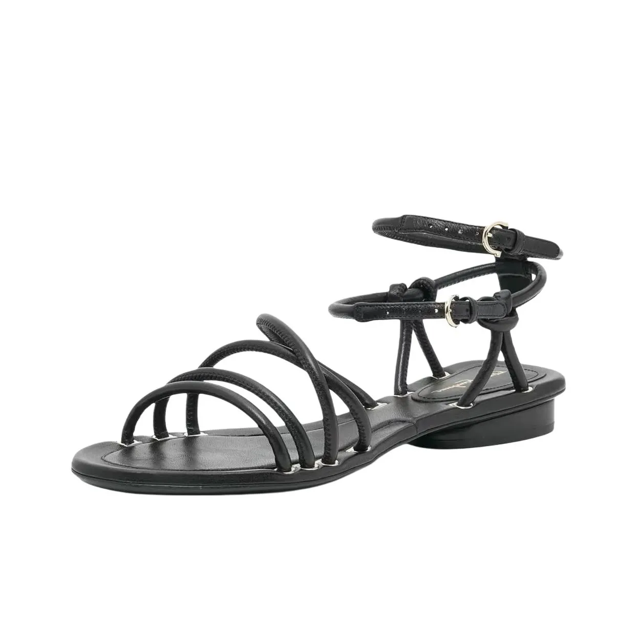 FERRAGAMO Augusta One Ремень Сандалии Женские Черные