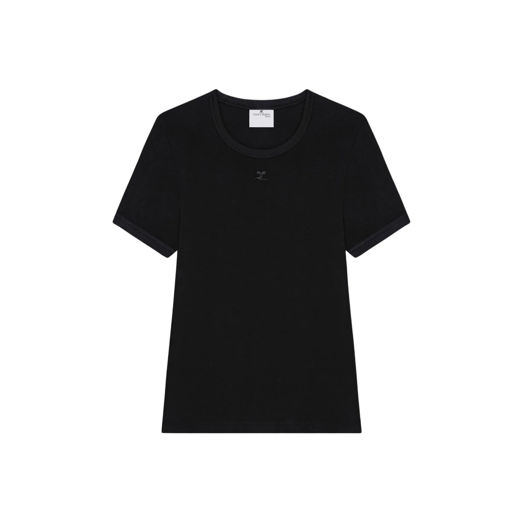 COURREGES Черные Женские Рубашки T