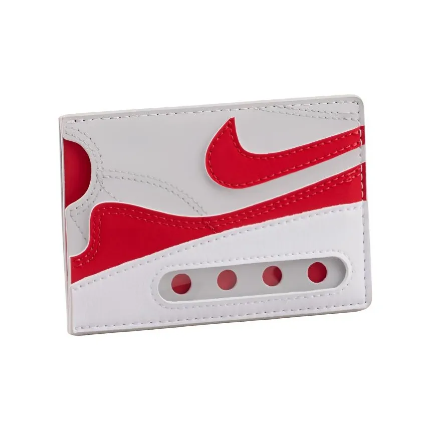Nike Нейлон Держатель для карт Unisex Light Серый Белый Университетский красный