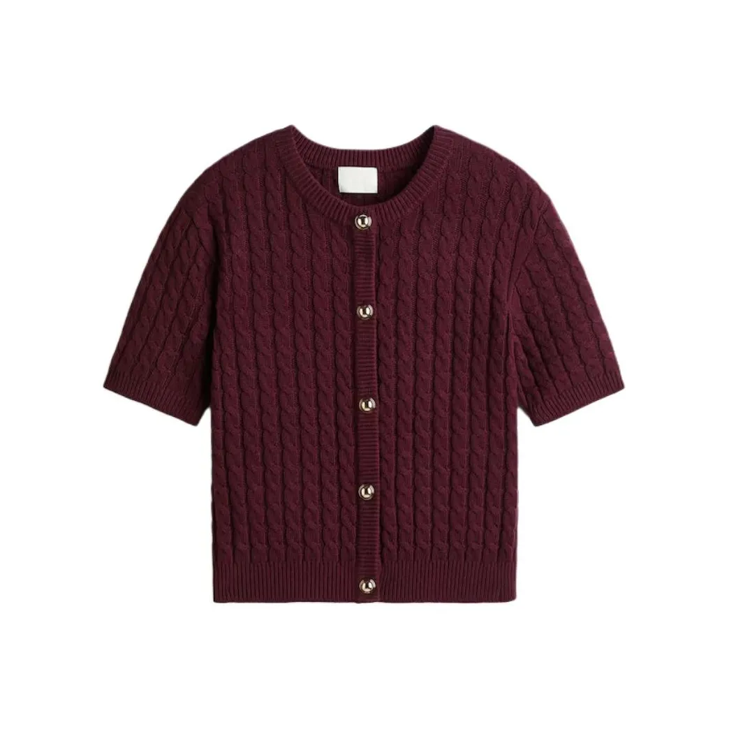 H&M Бургундский Женские Трикотаж