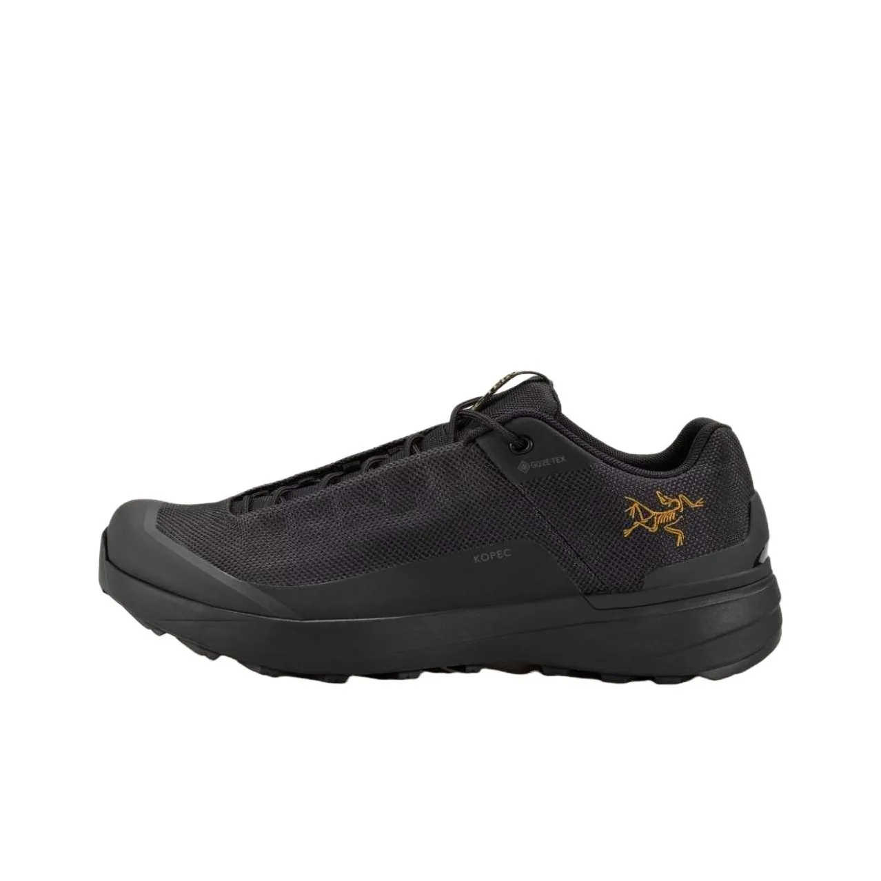 Arcteryx Kopec GTX Slip-resistant Abrasion-resistant Waterproof Supportive Low-Top Hiking Shoes Men's Black Арктерикс Kopec GTX Противоскользящий Устойчивый к истиранию Водонепроницаемый Поддерживающий Низкий Верх Походная обувь Мужская Черный