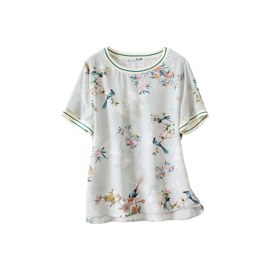 JINJU Блаженный On The Ветка Женские Т-рубашки