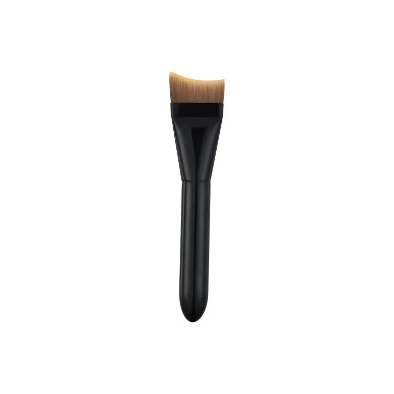 Macrocrystal Mermaid Foundation Brush Flat Top Makeup Artist Exclusive Seamless Crescent Curved Makeup Brush