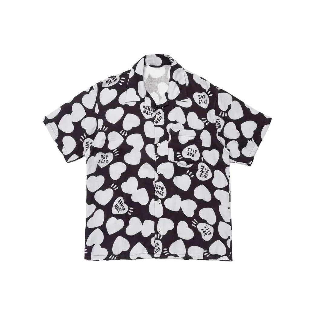 HUMAN MADE SS25 Морской синий Унисекс Рубашки