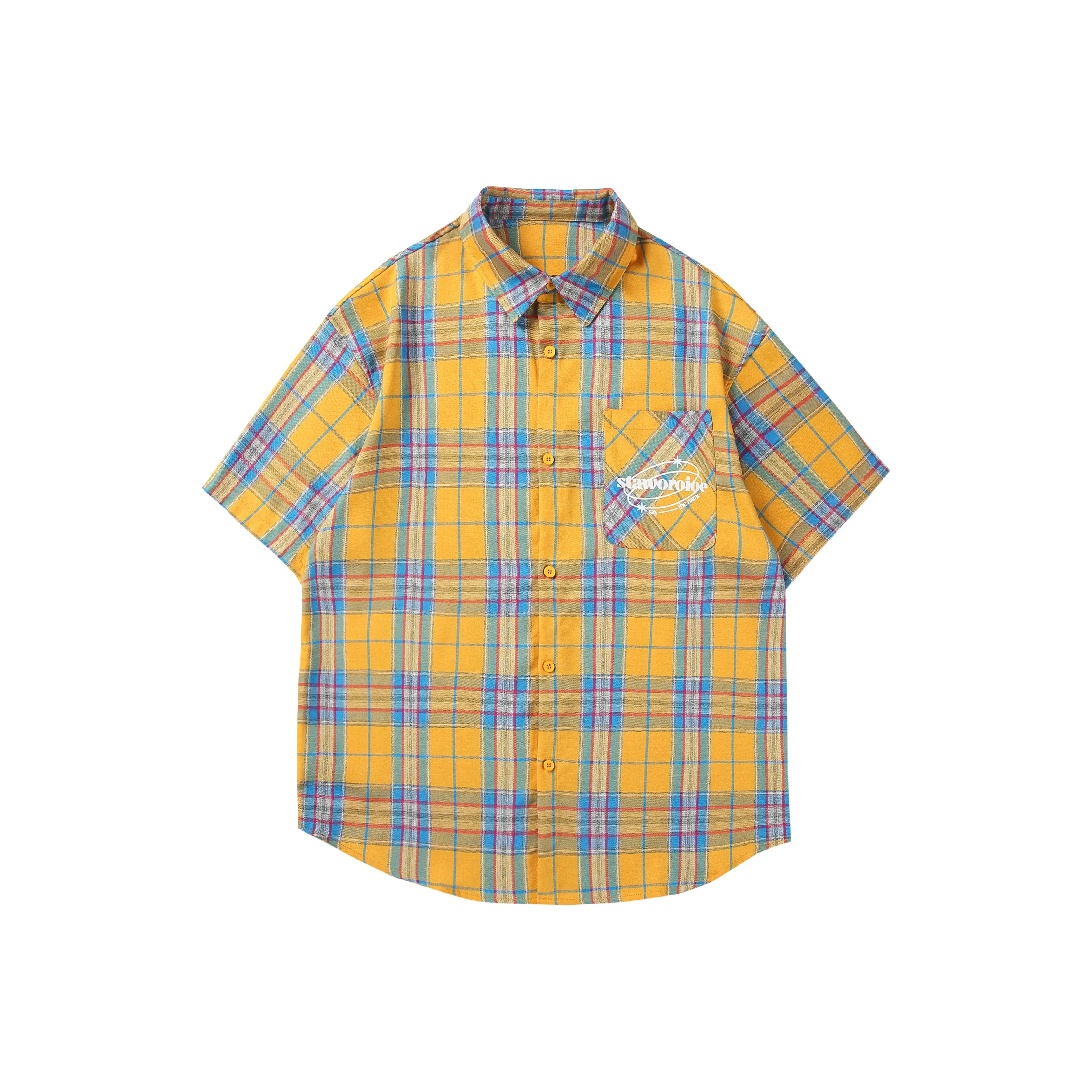 A3G4 Желтый Унисекс Рубашки