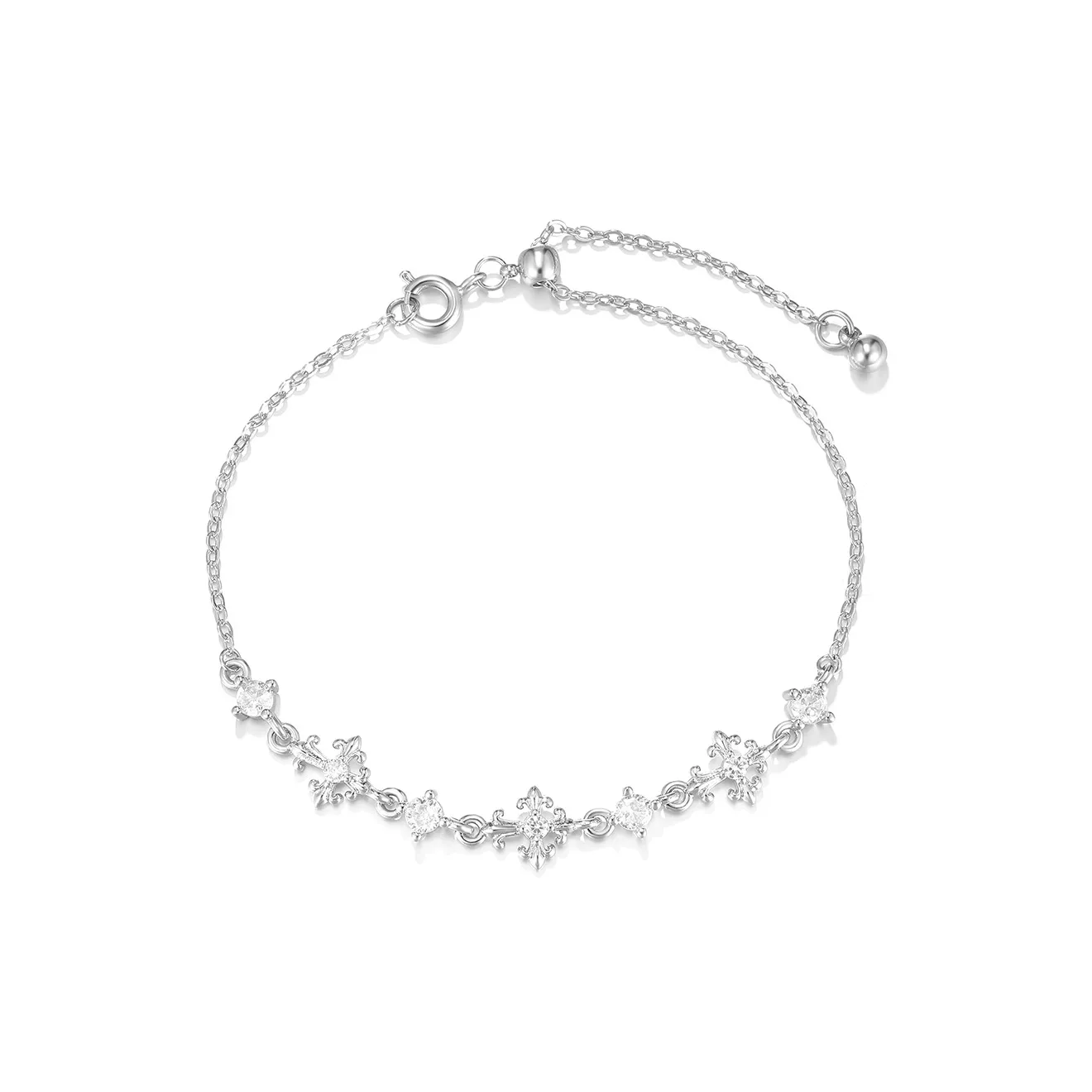 Clect Браслеты с синтетическим кубическим цирконием Женские