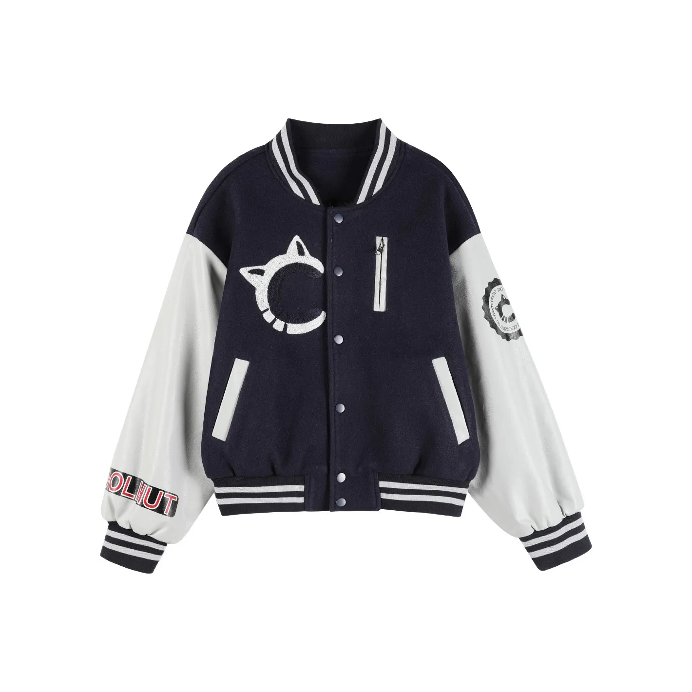 Coolhut Темно-синий женский пуховик