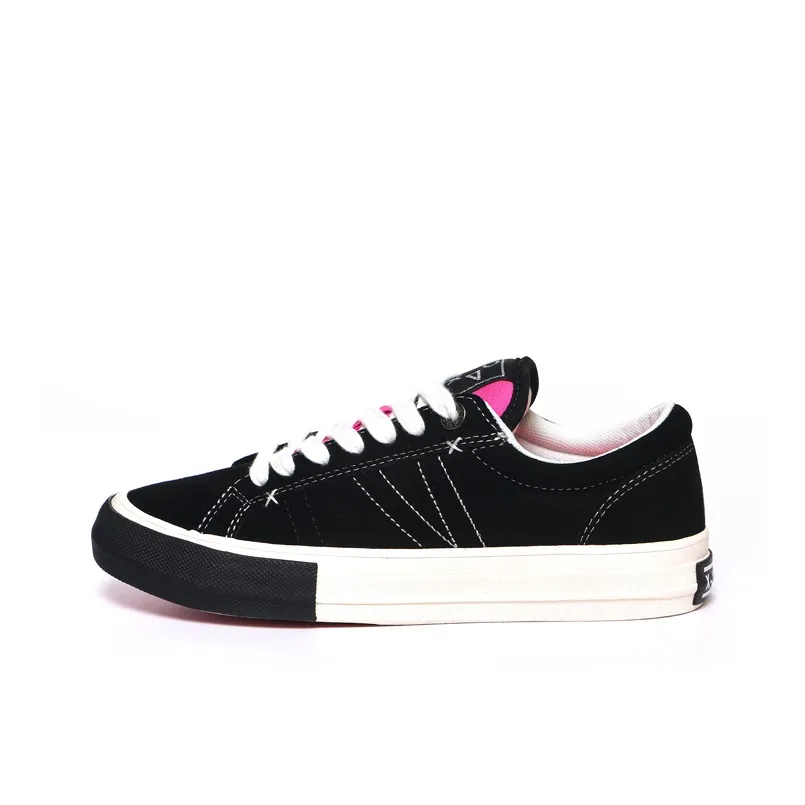 X JIMSUN Coverage Abrasion Resistant Support Low Top Skateboard Shoes Unisex Black