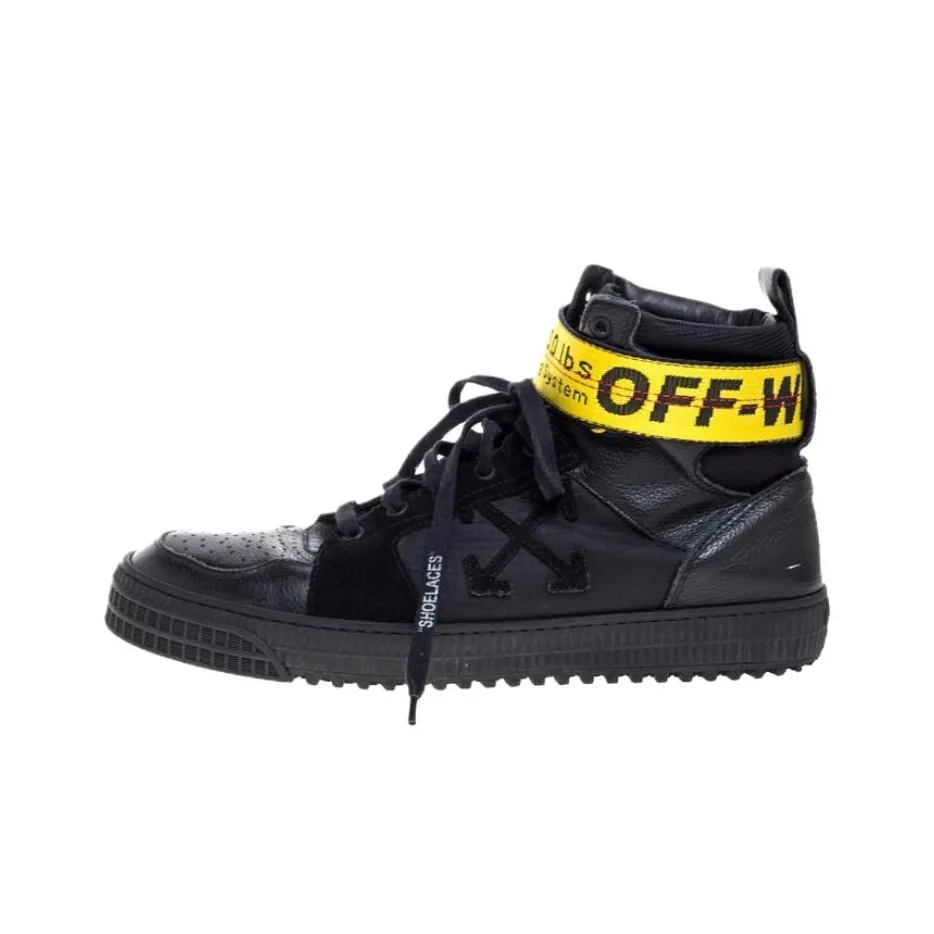 OFF WHITE High Top Sneaker 'Black'