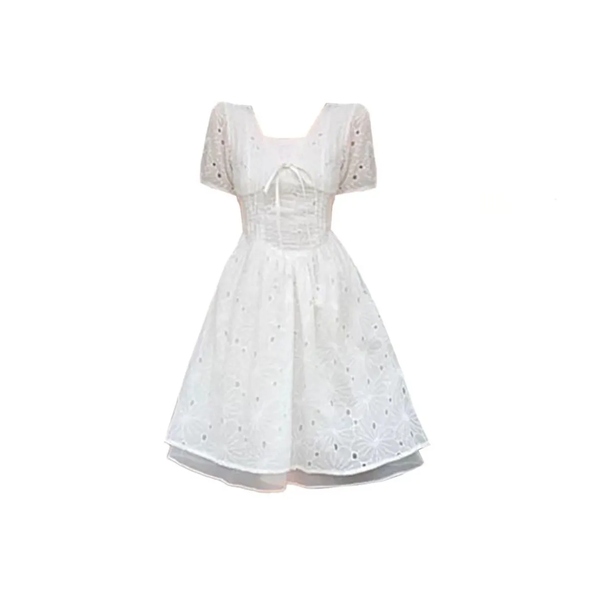 ZUKIZUKI Короткое платье с короткими рукавами женское