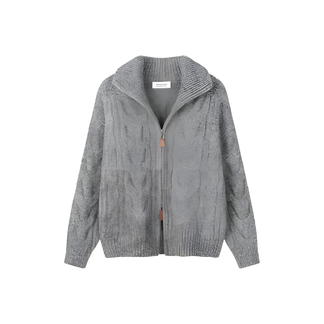 DANCANG Свободный крой Длинный рукав Трикотаж Укороченный топ Женский