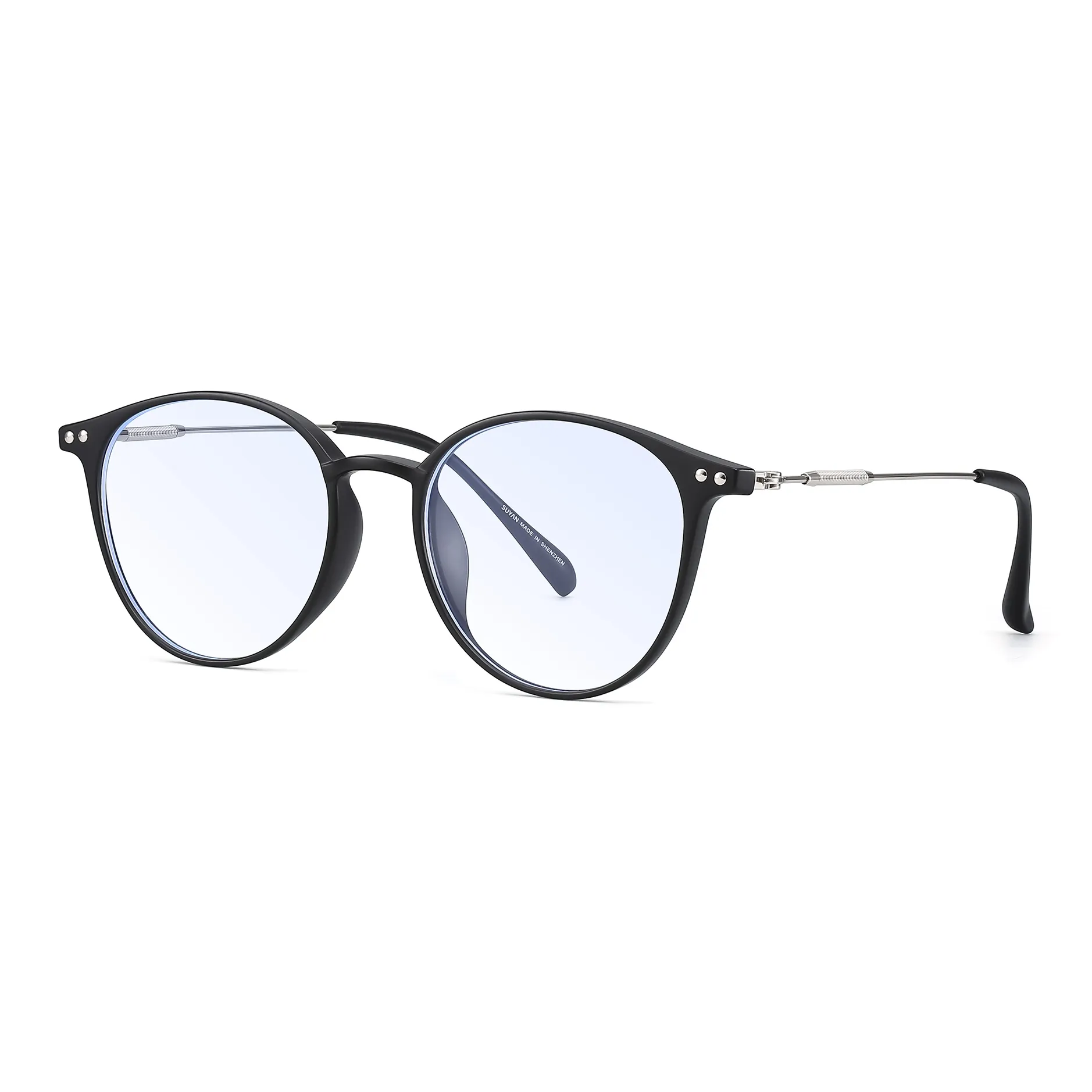 SUYAN Сплав TR Памятный пластик Круглые Оправы для очков Унисекс