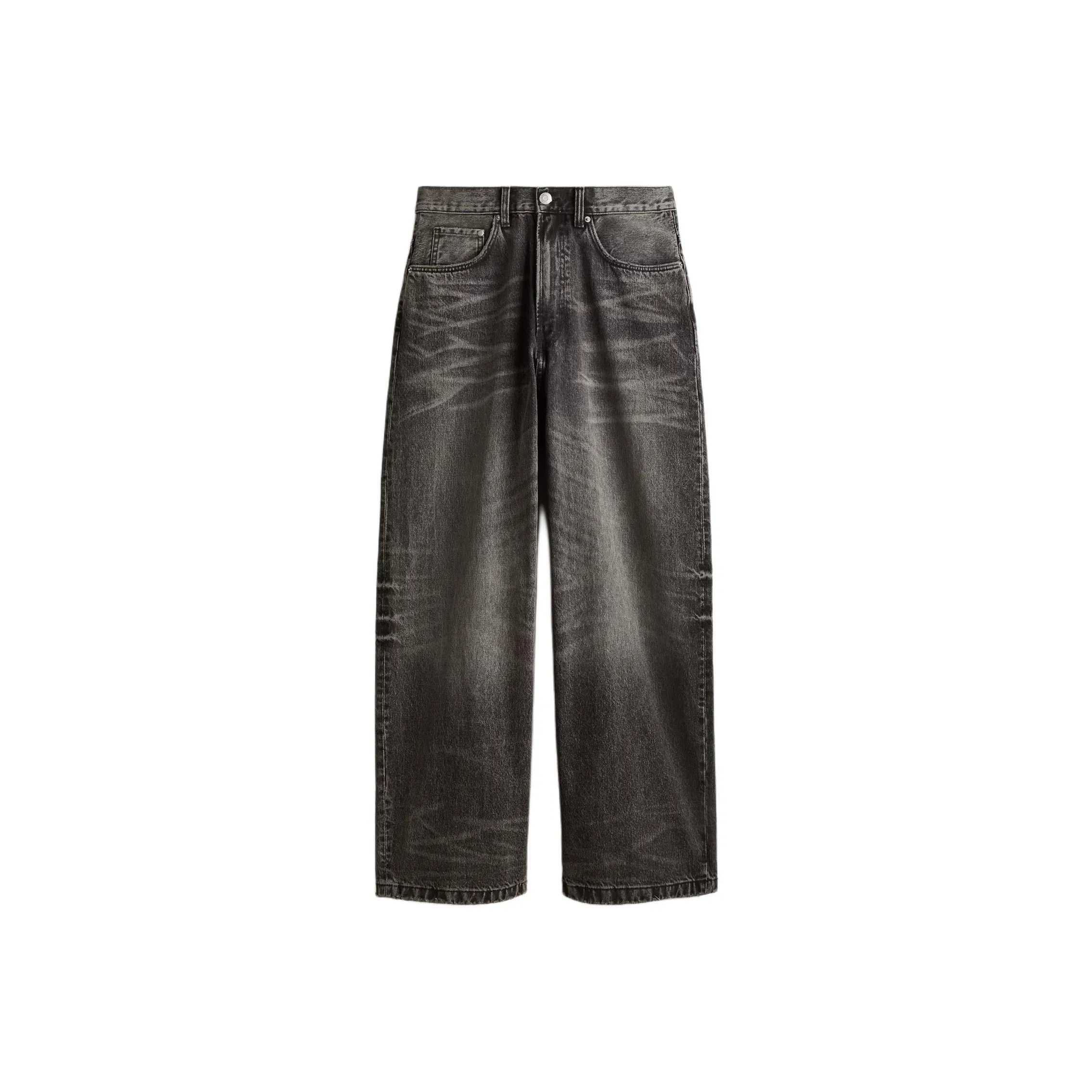 H&M Denim Черные Мужские Джинсы