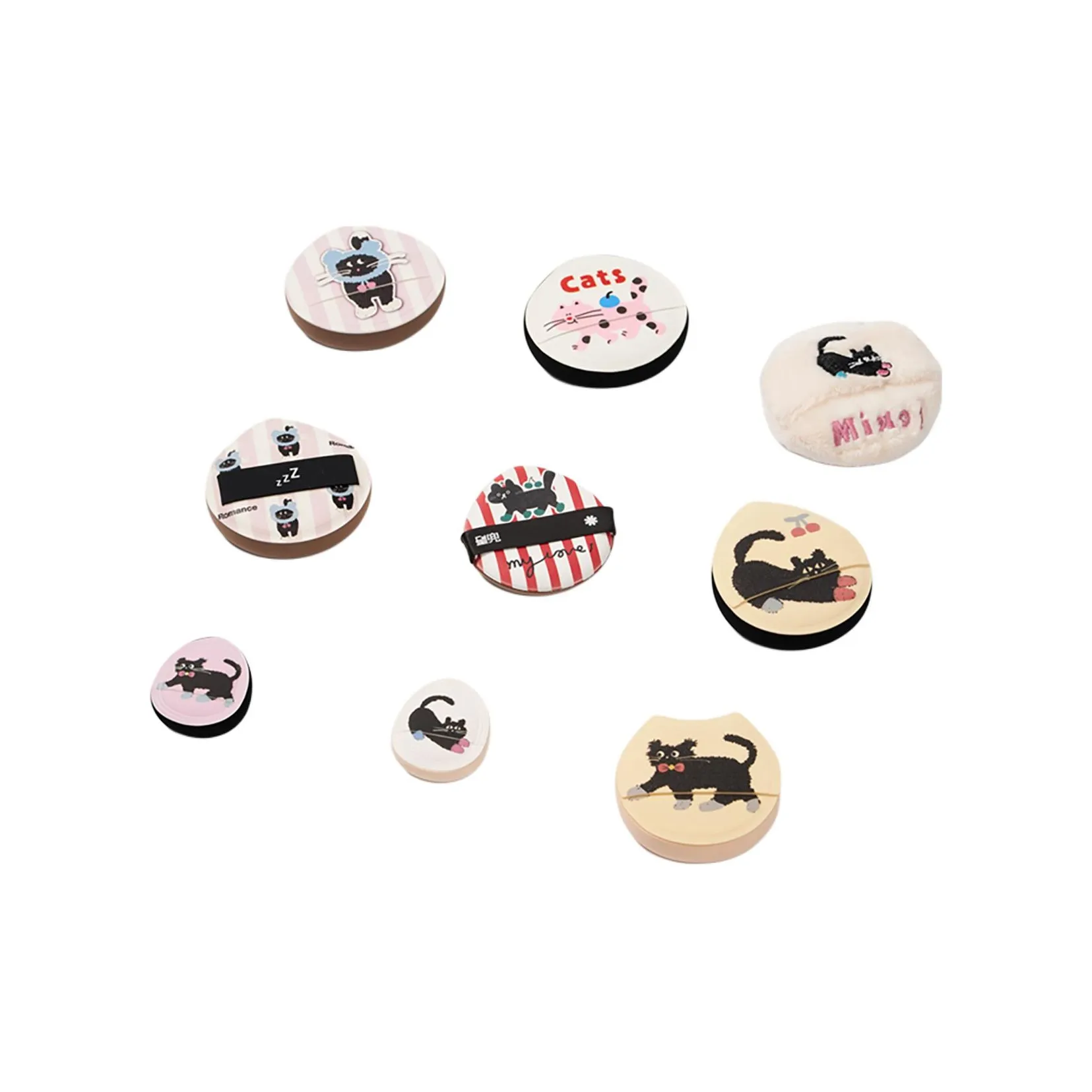 OEING Розовая губка для макияжа ворс порошок воздушный кушак