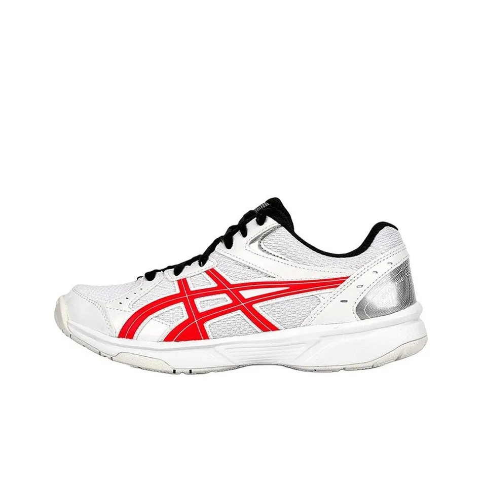 ASICS River CS Устойчивые к истиранию Низкие Кроссовки для тренировок Унисекс Белый Красный