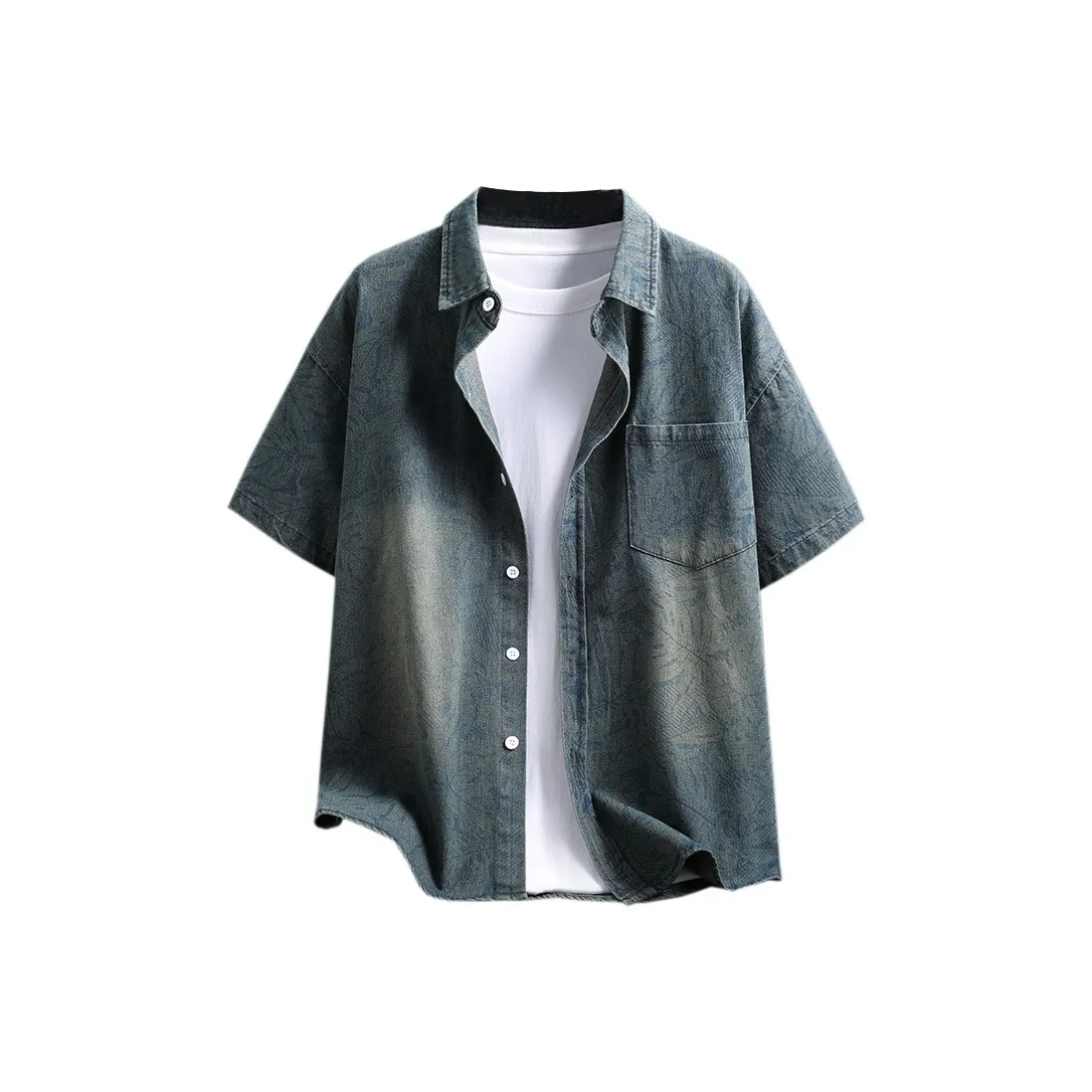 MAREA VESUVIO Blue Men's Shirts MAREA VESUVIO Синий Мужские Рубашки