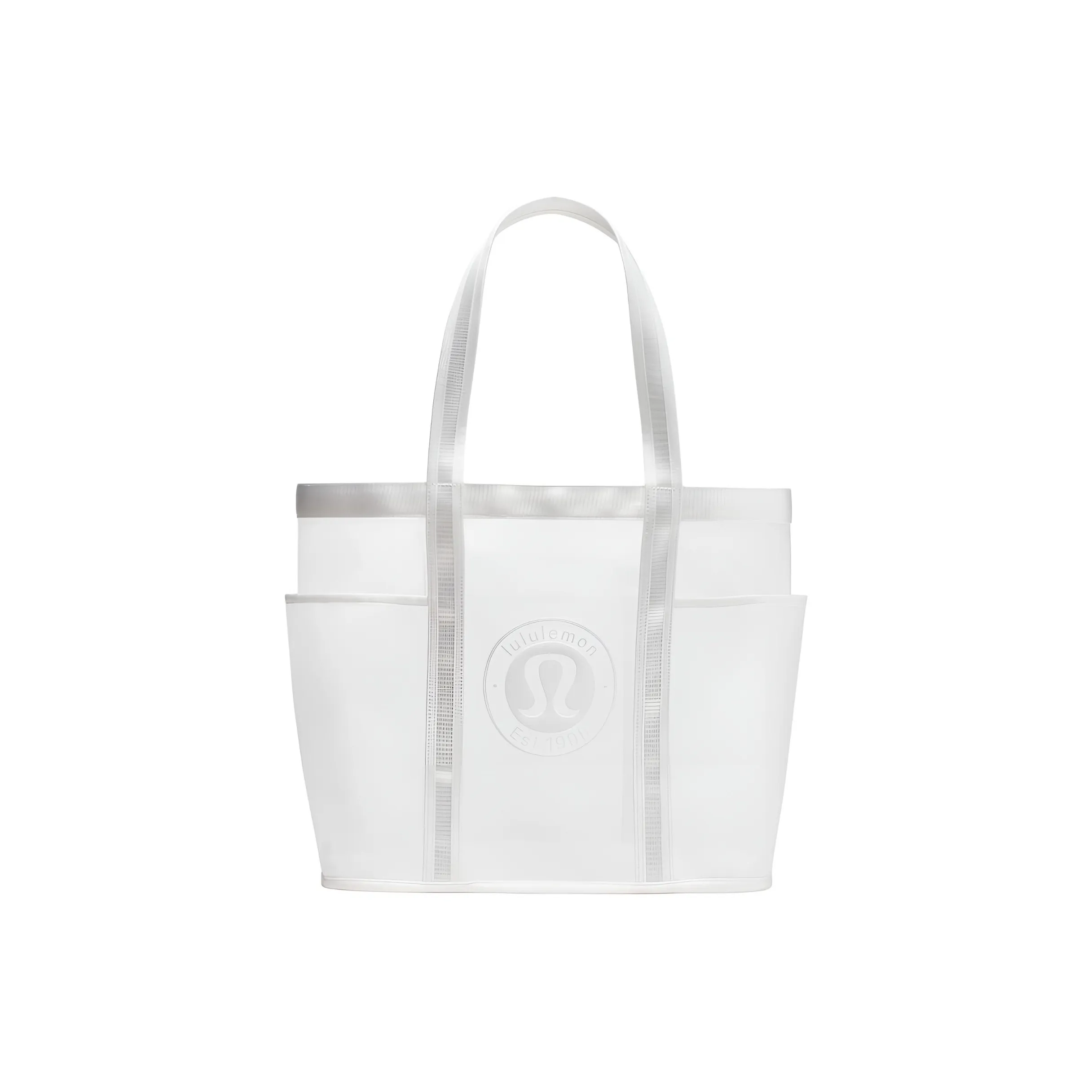 lululemon Нейлоновая сумка-тоут сумка для покупок унисекс белый