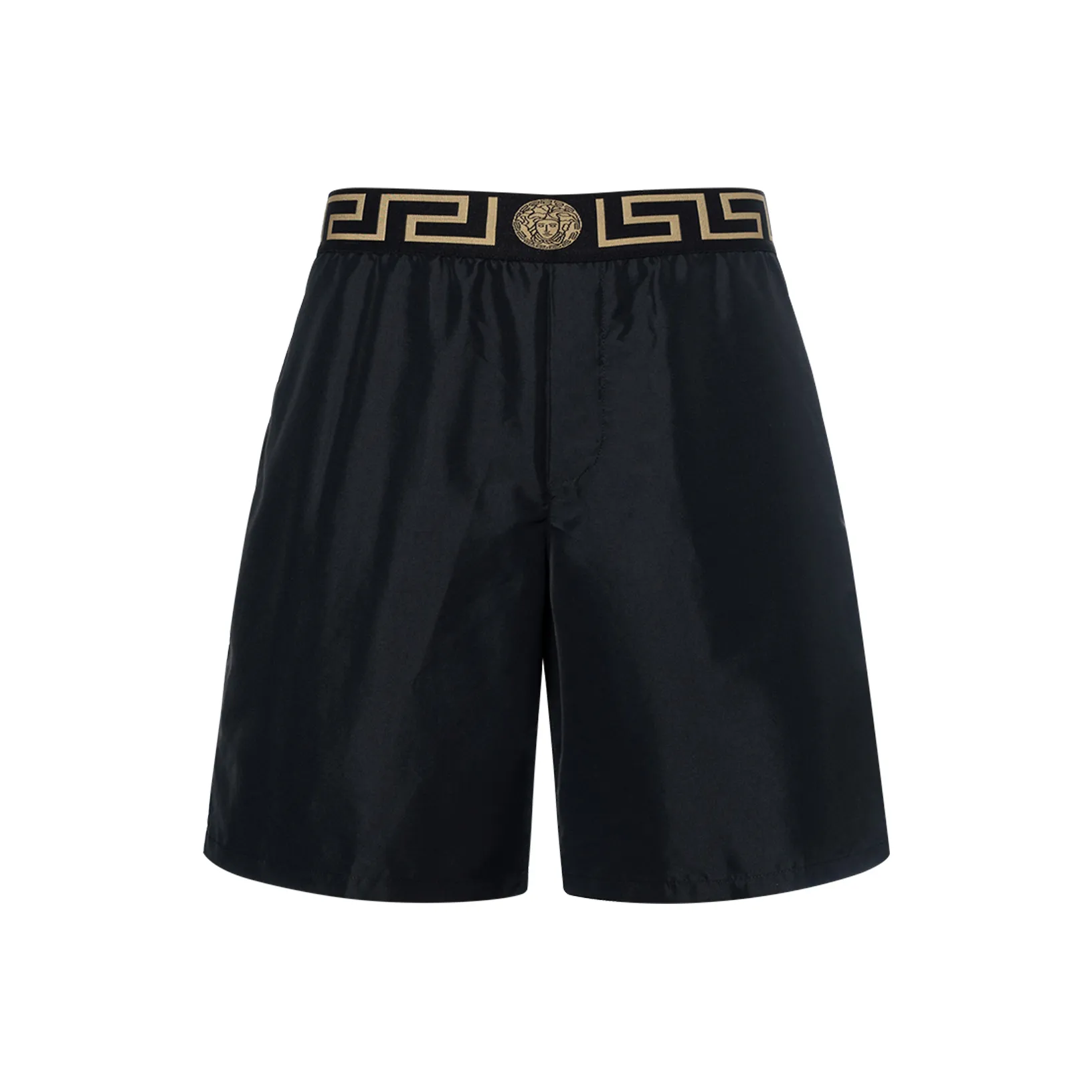 VERSACE Greca Waistband Swim Shorts