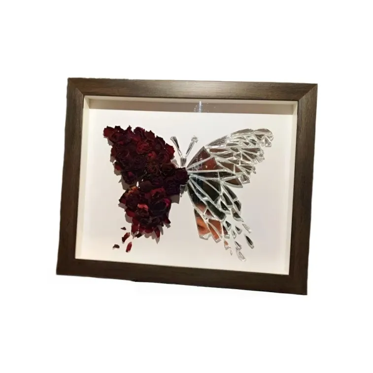 KecoSweet Сохраненная роза Сухой Цветочный дизайн DIY Потертый Бабочка DIY Игрушки