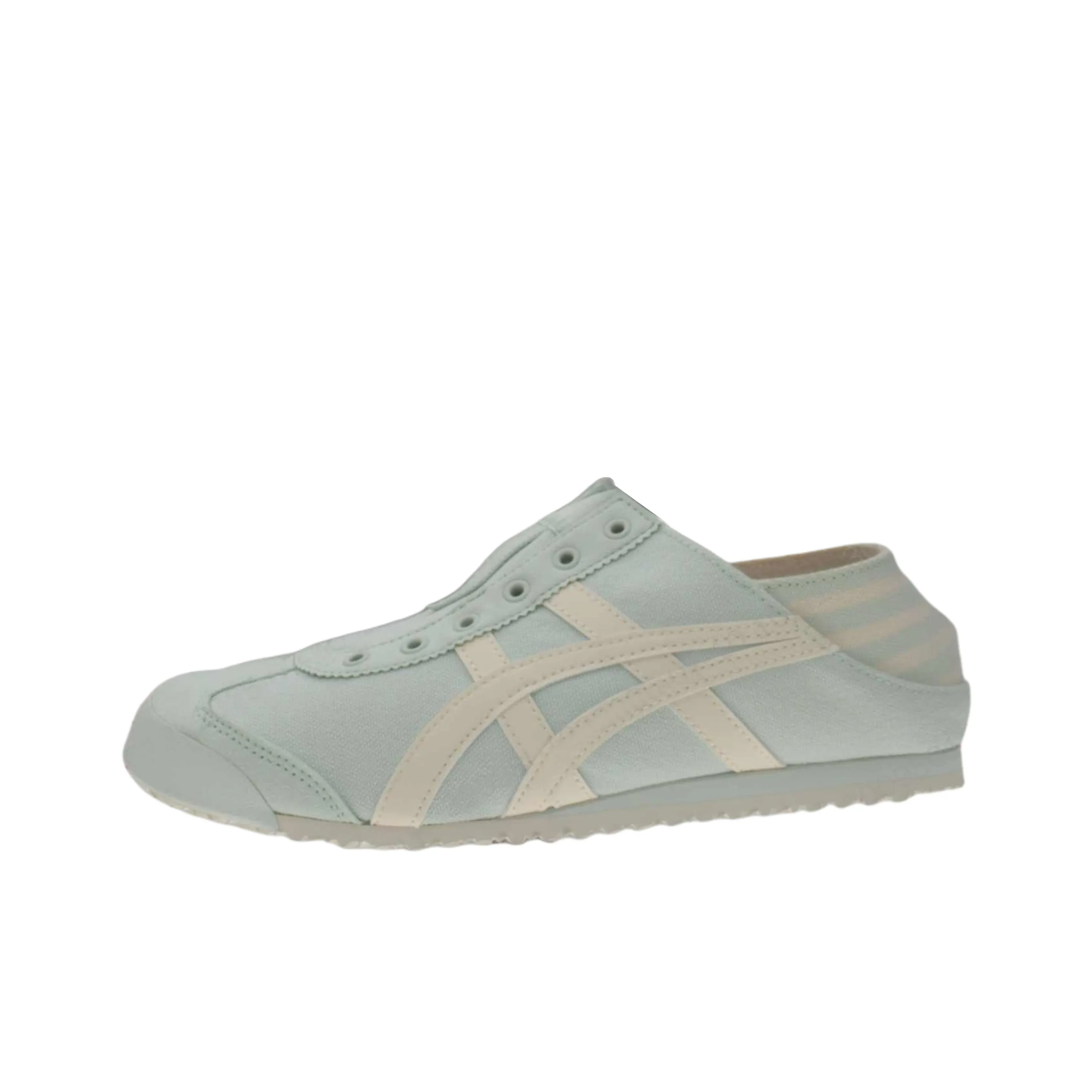 Onitsuka Tiger MEXICO 66 Устойчивый к истиранию Низкий Топ Casual Женский Светло-Синий Белый