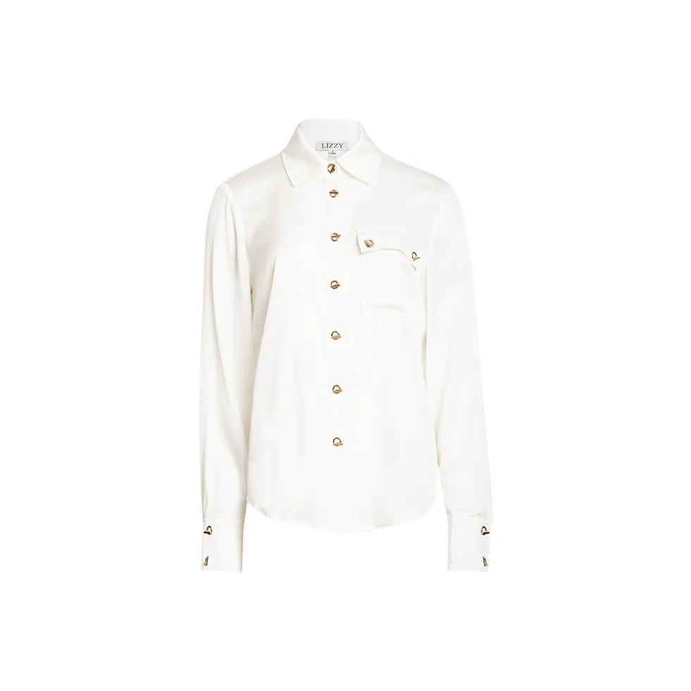LIZZY Экрю Женские Рубашки