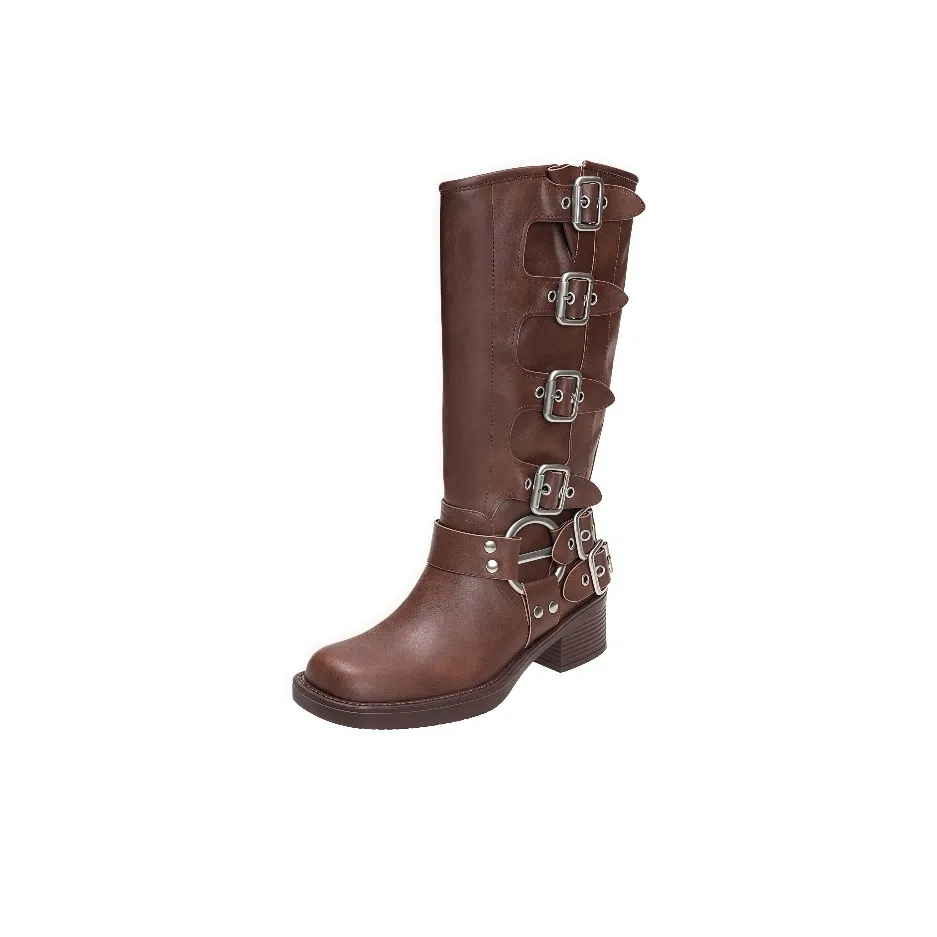 7 SEVFUN Женские высокие сапоги на колено