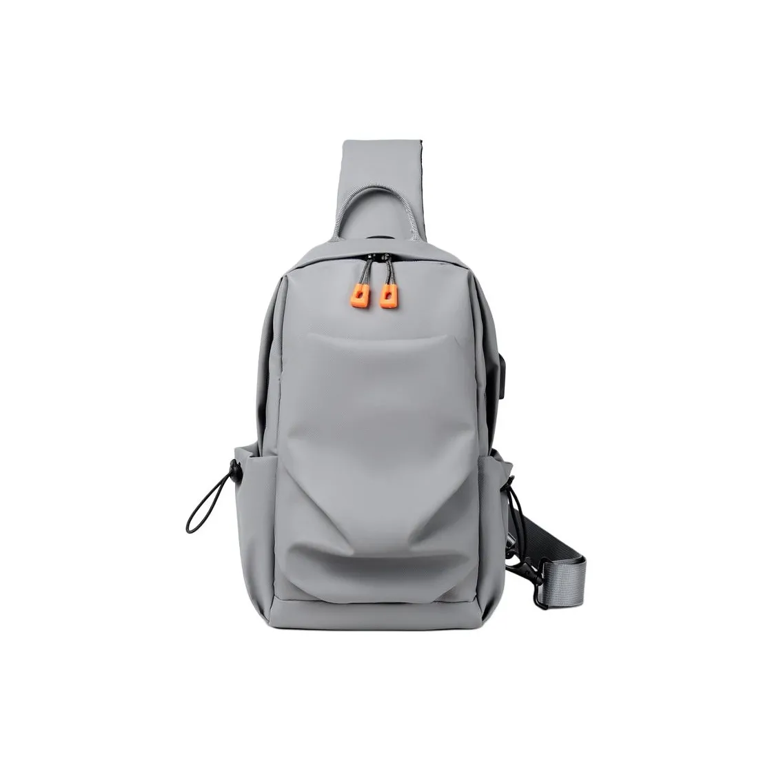 VIHUS ПУ (полиуретан) Sling Сумка Стандартная Мужская Серый Черный