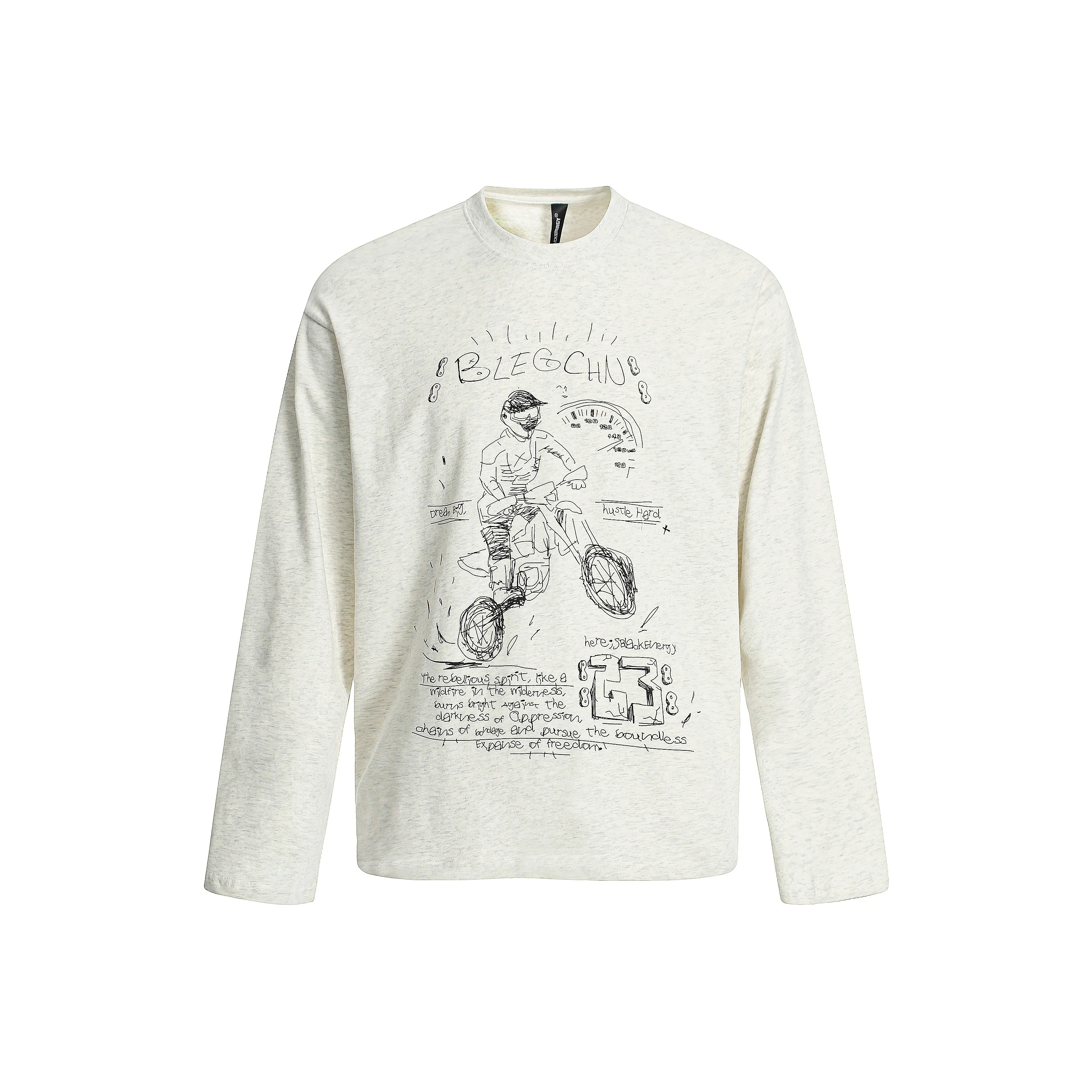 RO11ROCKET Relaxed Fit T-Shirt Унисекс