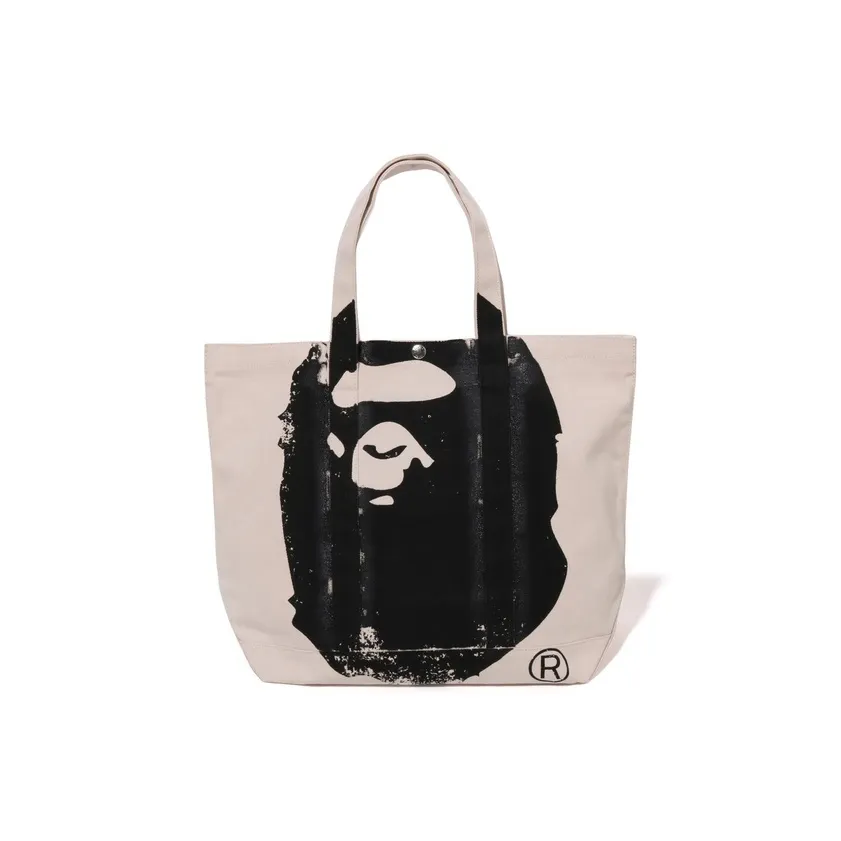 A BATHING APE Ткань Сумка Стандартная Унисекс Экрю