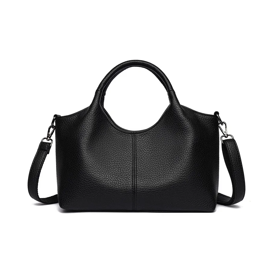 DALO ПУ (полиуретан) Сумка Стандартная Женская Черная Абрикосовая Хаки Бургунди Кофейная