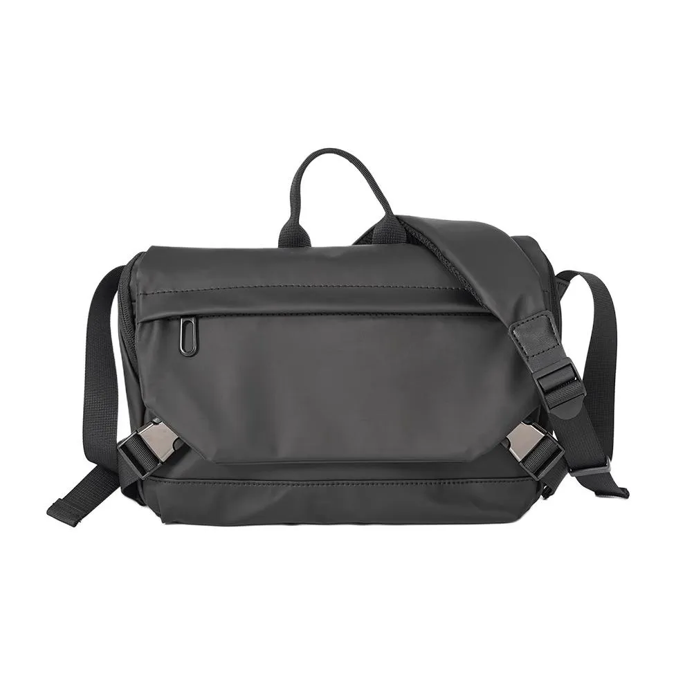 VIHUS Нейлоновая Сумка через плечо Мужская Черная