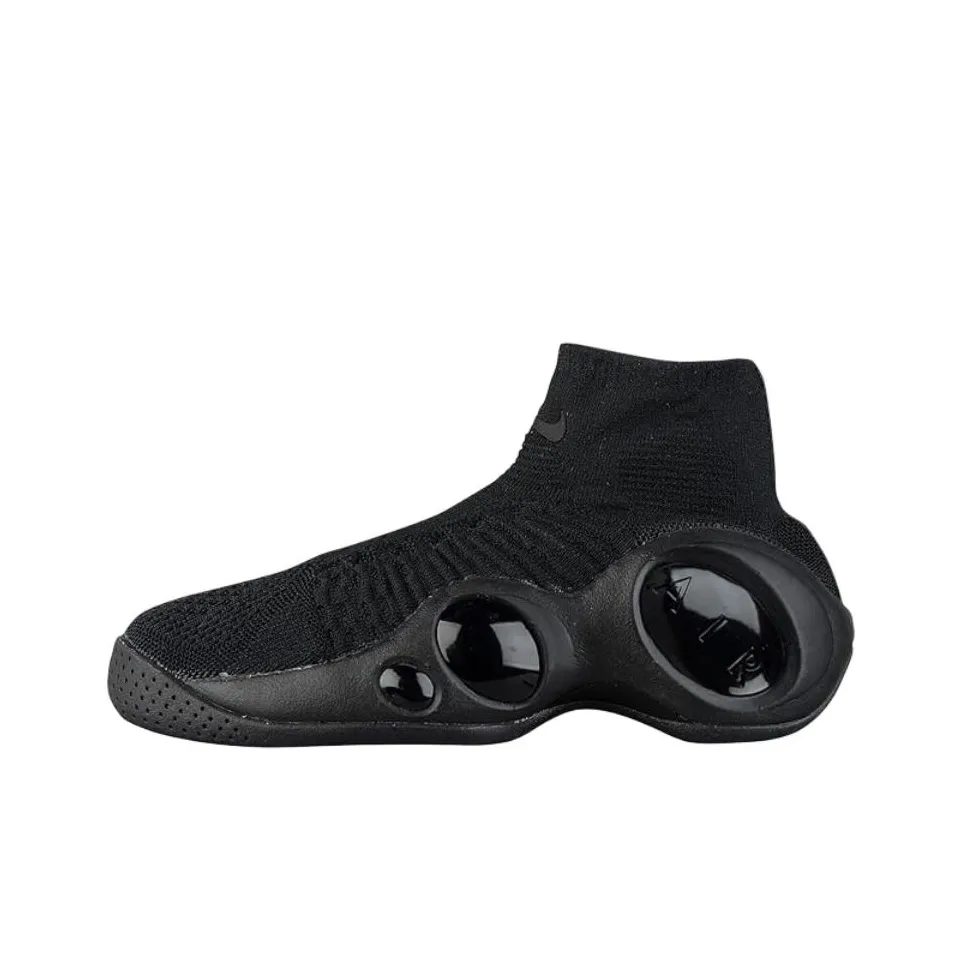 Nike Air Pilot Bonafide MID Топ Детские Баскетбольные Кроссовки Черные Подростки