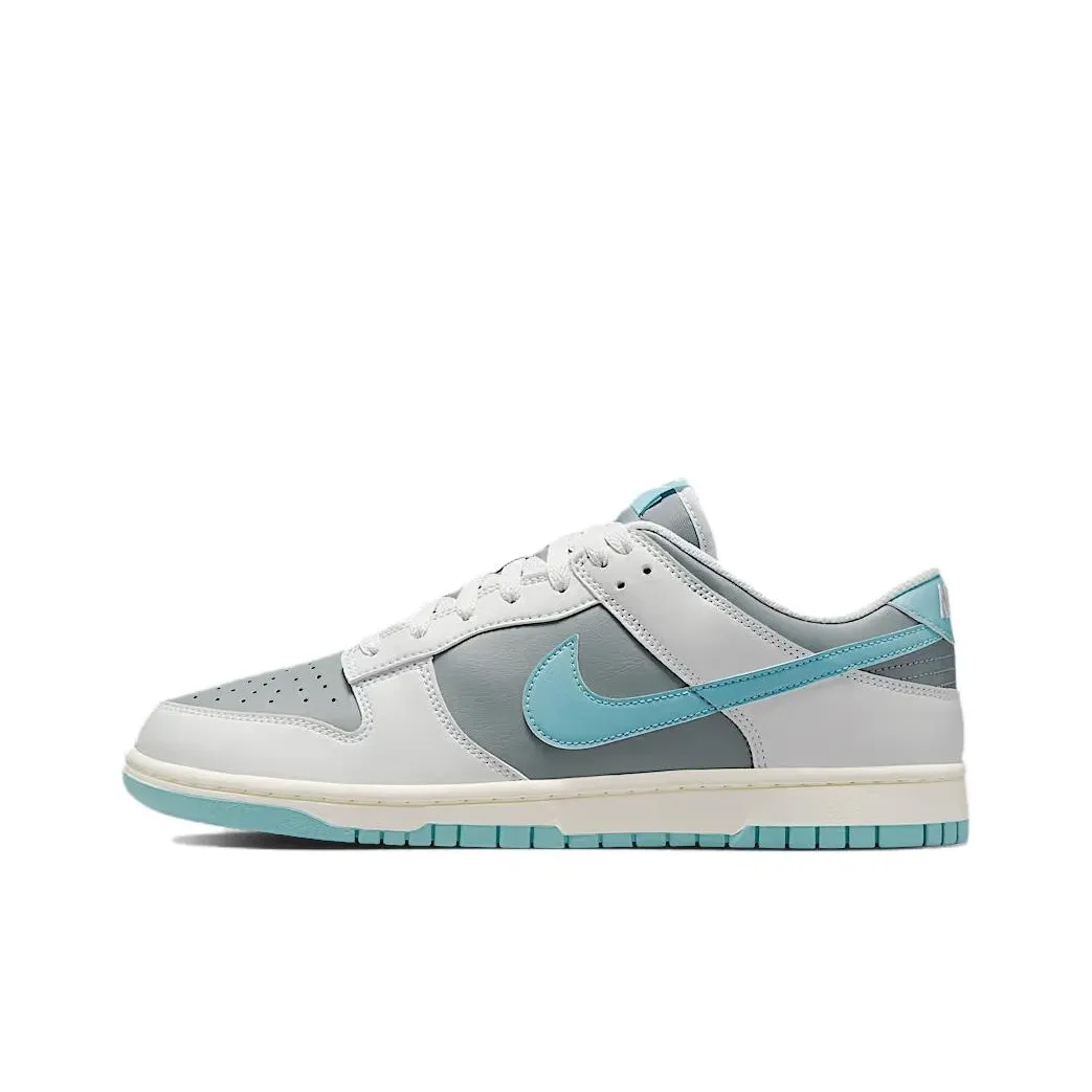 Nike Dunk Anti Slip Wear Resistant Low Top Skateboard Shoes Men's Blue Gray