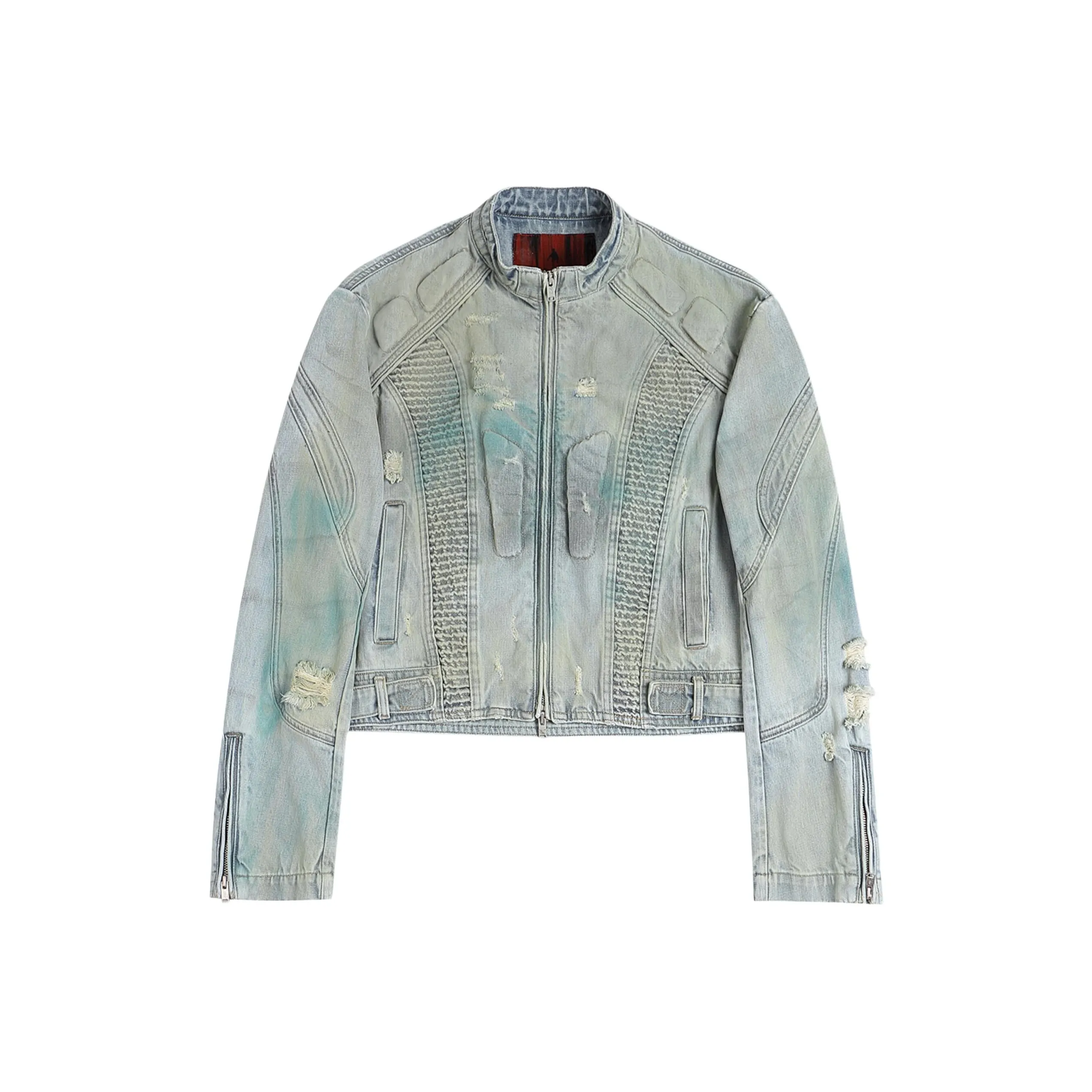 FACEON LAB Светло-синий Унисекс Джинсовые куртки