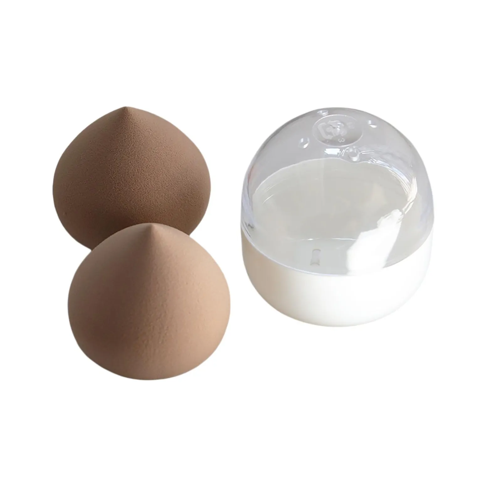 OEING Макияж Губка Капля воды Форма Розовый Основа Фиксирующий Непудровый Легко наносится и Мягко маскирует