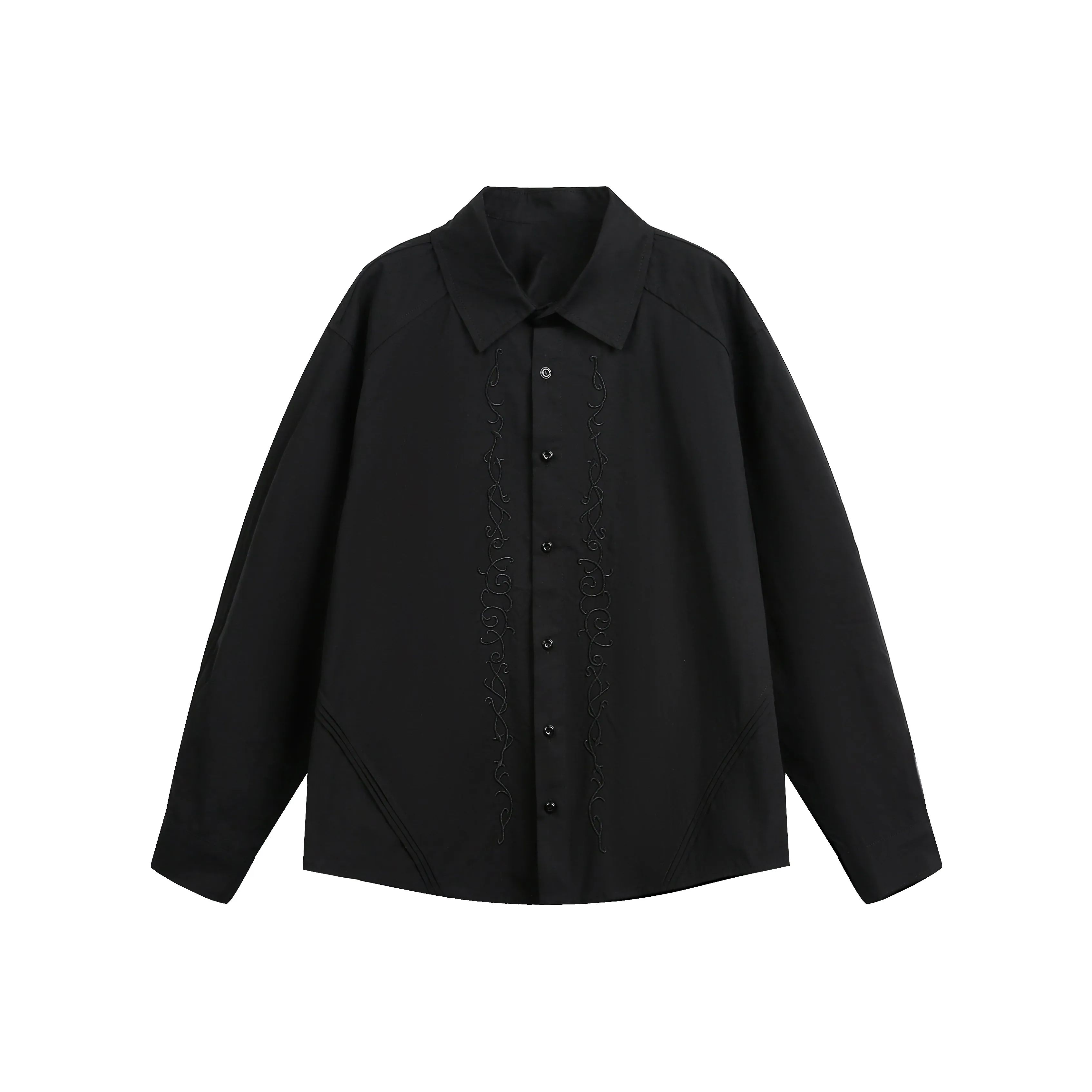 HYLHYL Черный Унисекс Рубашки