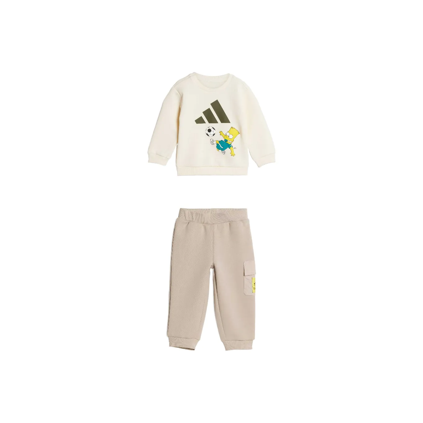 Adidas x Симпсоны Повседневная спортивная одежда Jogger Kids 2 предметный комплект для малышей и детей дошкольного возраста