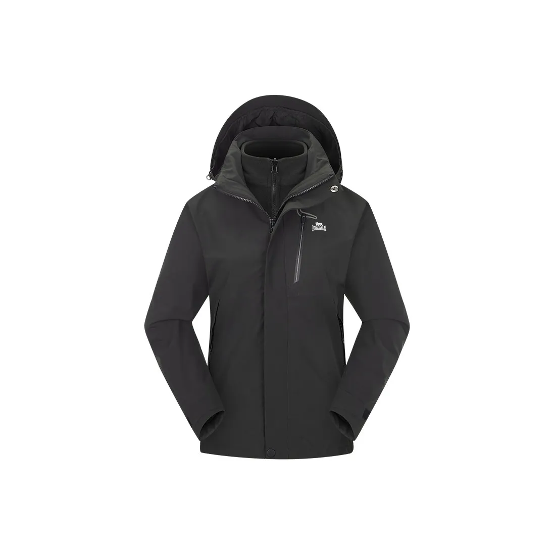 LONSDALE Поход Диагональная молния Водонепроницаемый Ветрозащитный Устойчивый к истиранию Теплоизоляционный ветровка Женские