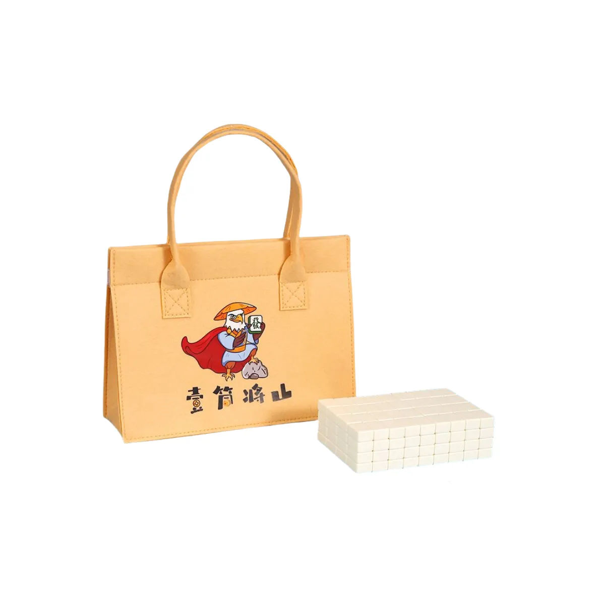 WANGE Складной Мультяшный Портативный Нефритовый Дорожный маджонг