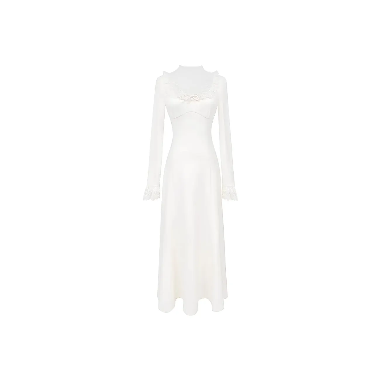 AURORA MUSE Длинное платье с длинными рукавами женское