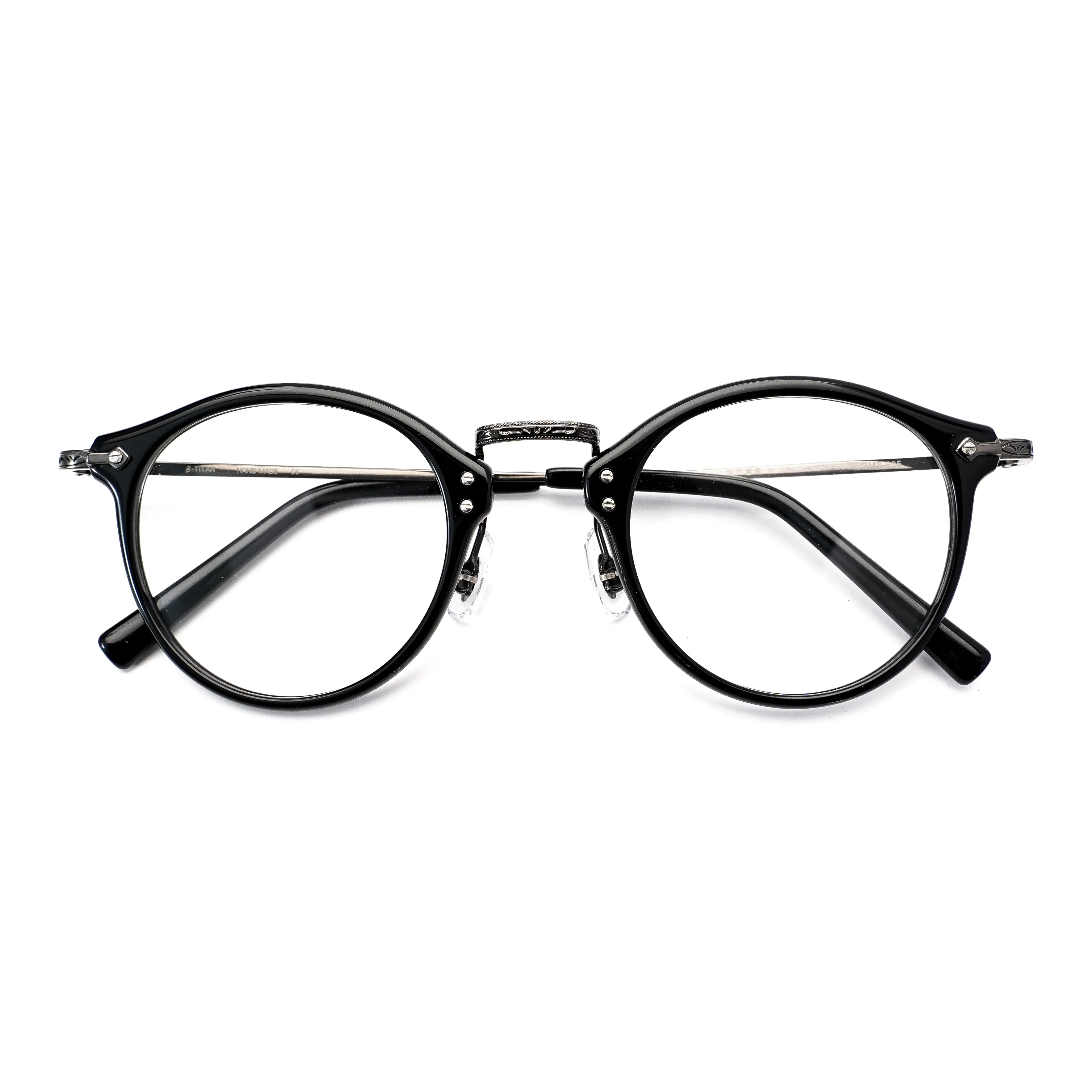 MUSHIFUSICANGHUO β-титан Круглый Ручная работа Груша Форма GMS805 Чистый титан Супер Определение Художественный стиль Унисекс