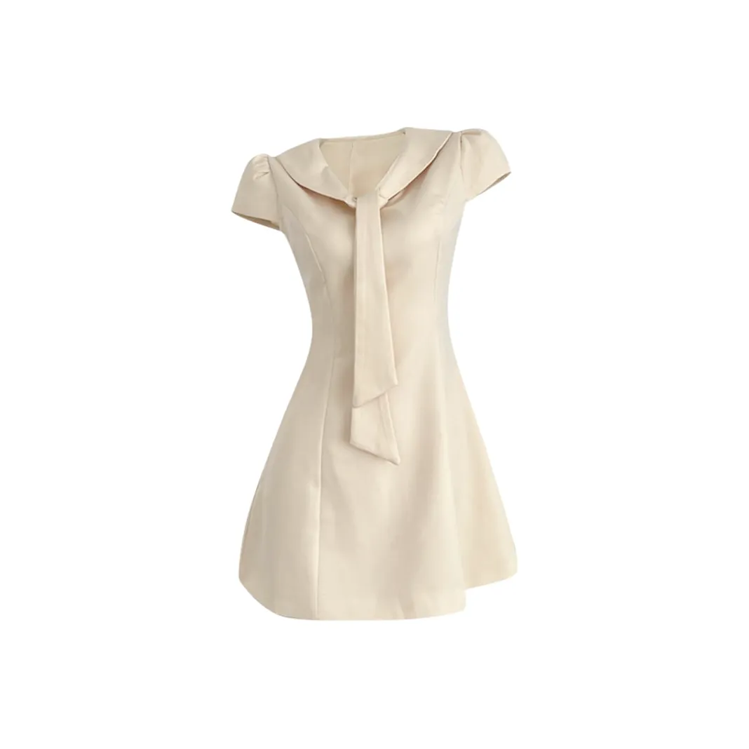 GORGEOUSIDEA Короткое платье с короткими рукавами женское